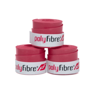 Overgrip Polyfibre Omnigrip 0.6mm - Pack com 03 Unidades Vermelho