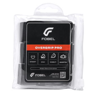 Overgrip Fobel Pro Com 3 Unidades Preto