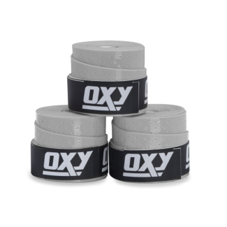 Overgrip Oxy Perforated Com 3 Unidades Cinza