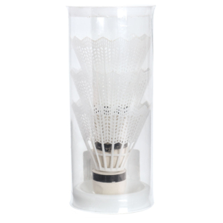 Peteca Hyper em Nylon Tubo com 03 Unidades Branca