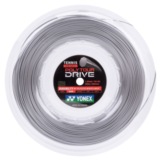 Corda Yonex Poly Tour Drive 16l 1.25mm Cinza - Rolo com 200 metros