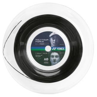 Corda Yonex Poly Tour Force 16L 1.25mm Preta - Rolo com 200 Metros