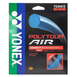 Corda Yonex Poly Tour Air 16l 1.25mm Azul - Set Individual