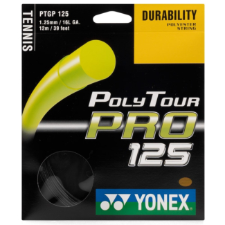Corda Yonex Polytour Pro 16L 1.25mm Grafite - Set Individual 