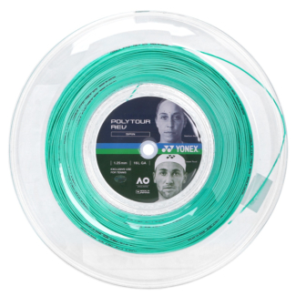 Corda Yonex Polytour Rev 16L 1.25mm Verde Rolo Com 200 Metros