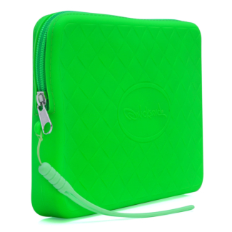 Carteira Necessaire Quicksand Silicone Verde
