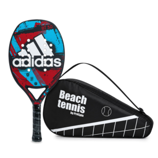 Raquete de Beach Tennis Adidas BT 3.0 Vermelho e Azul Com Capa de Brinde