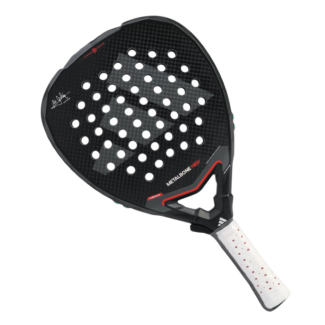 Raquete De Padel Adidas Metalbone Hrd+ 3.4 Preta Cinza e Vermelha 