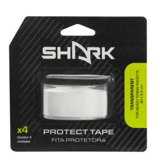 Fita Protetora Shark Para Raquete de Beach Tennis Com 4 unidades - Transparente