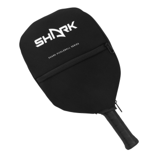 Capa Shark Para Raquete De Pickleball Preta