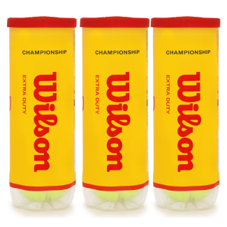 Bola de Tênis Wilson Championship Pack com 03 Tubos