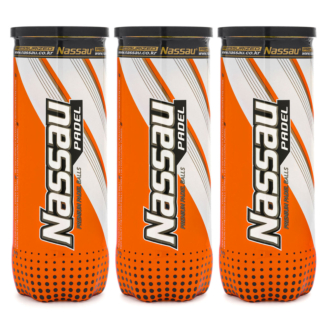 Bola De Padel Nassau - Pack com 03 Tubos