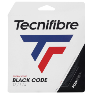 Corda Tecnifibre Black Code 17 1.24mm - Set Individual - Preta