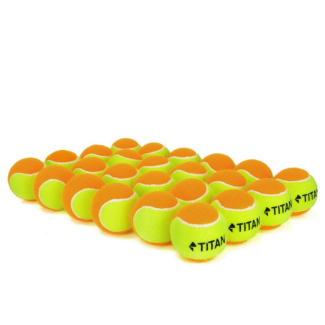 Bola de Tênis Titan Kids Laranja Estagio 2  - Pack com 24 Unidades