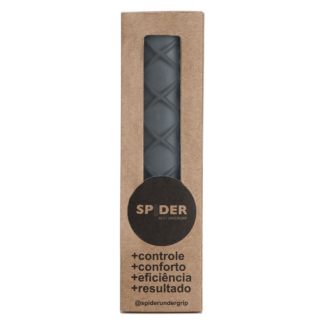 Undergrip Spider Fino com Copinho - Para Raquetes Beach Tennis e Padel Cinza