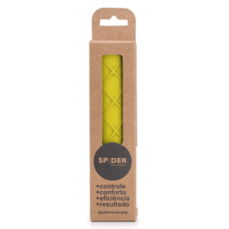 Undergrip Spider Normal com Copinho - Para Raquetes Beach Tennis e Padel Amarelo