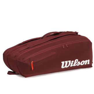 Raqueteira Wilson Defyer Redline 9pk V1 Bordô