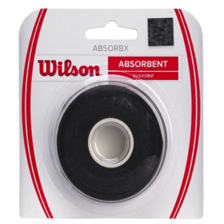 Overgrip Wilson Absorbx Preto Com 03 Unidades