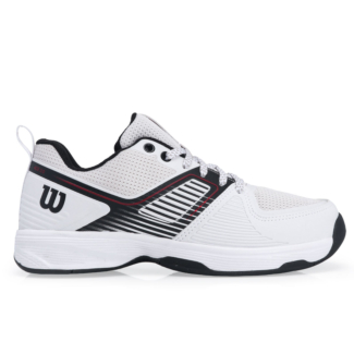 Tênis Wilson Ace 3.0 - All Court - Branco Preto e Vermelho