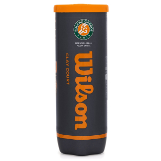 Bola de Tênis Wilson Roland Garros Oficial Clay - Tubo com 03 Bolas