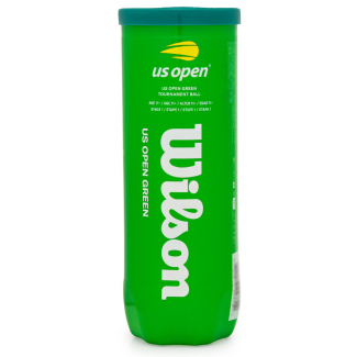 Bola de Tênis Wilson US Open Green Estágio 1 Tubo com 03 Bolas