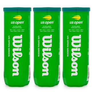 Bola de Tênis Wilson US Open Green Estágio 1 Pack com 03 Tubos