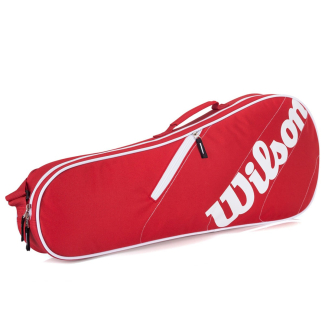 Raqueteira Wilson ESP Advantage III X3 Vermelha e Branca