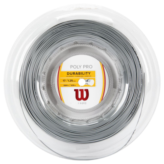 Corda Wilson Poly Pro 17L 1.25mm Prata - Rolo com 200 metros 
