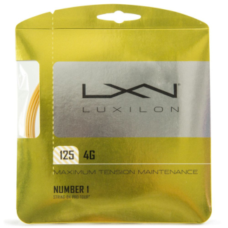 Corda Luxilon 4G 16L 1.25mm Amarela - Set Individual