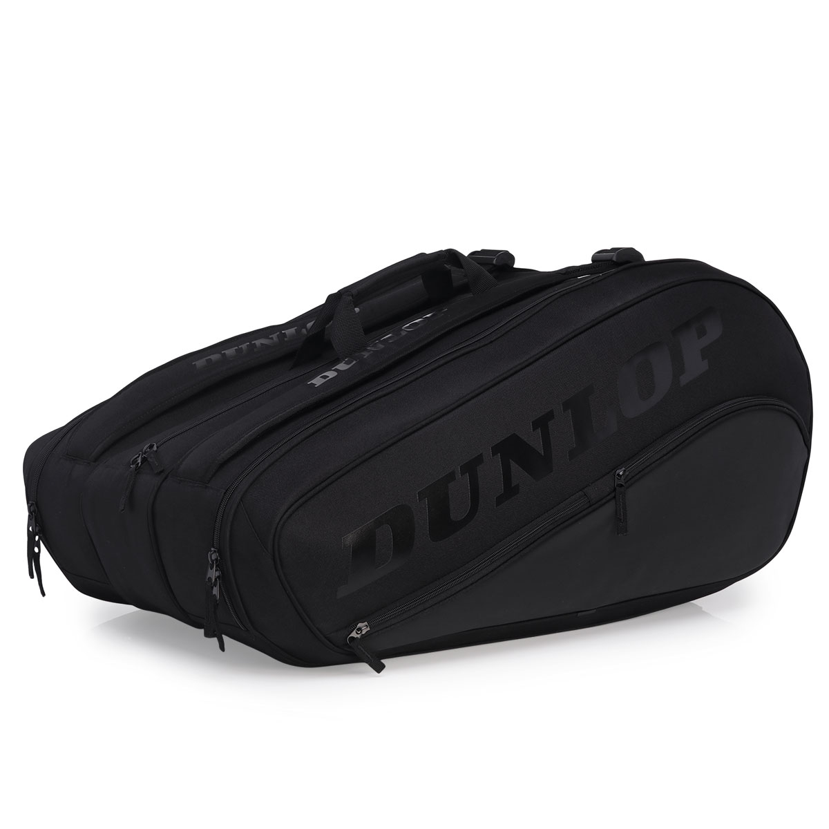 『TEN BDP PIQUE BLACK L』 Raqueteira Dunlop D TAC Team X12 Preta - ProSpin.com.br