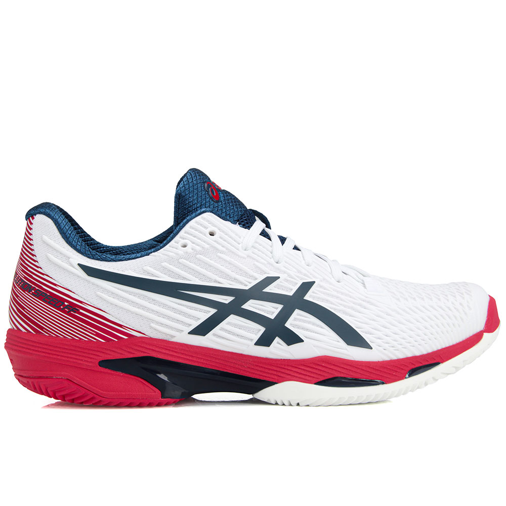 Tênis Asics Solution Speed FF 2 - Clay - Saibro - Branco Marinho e