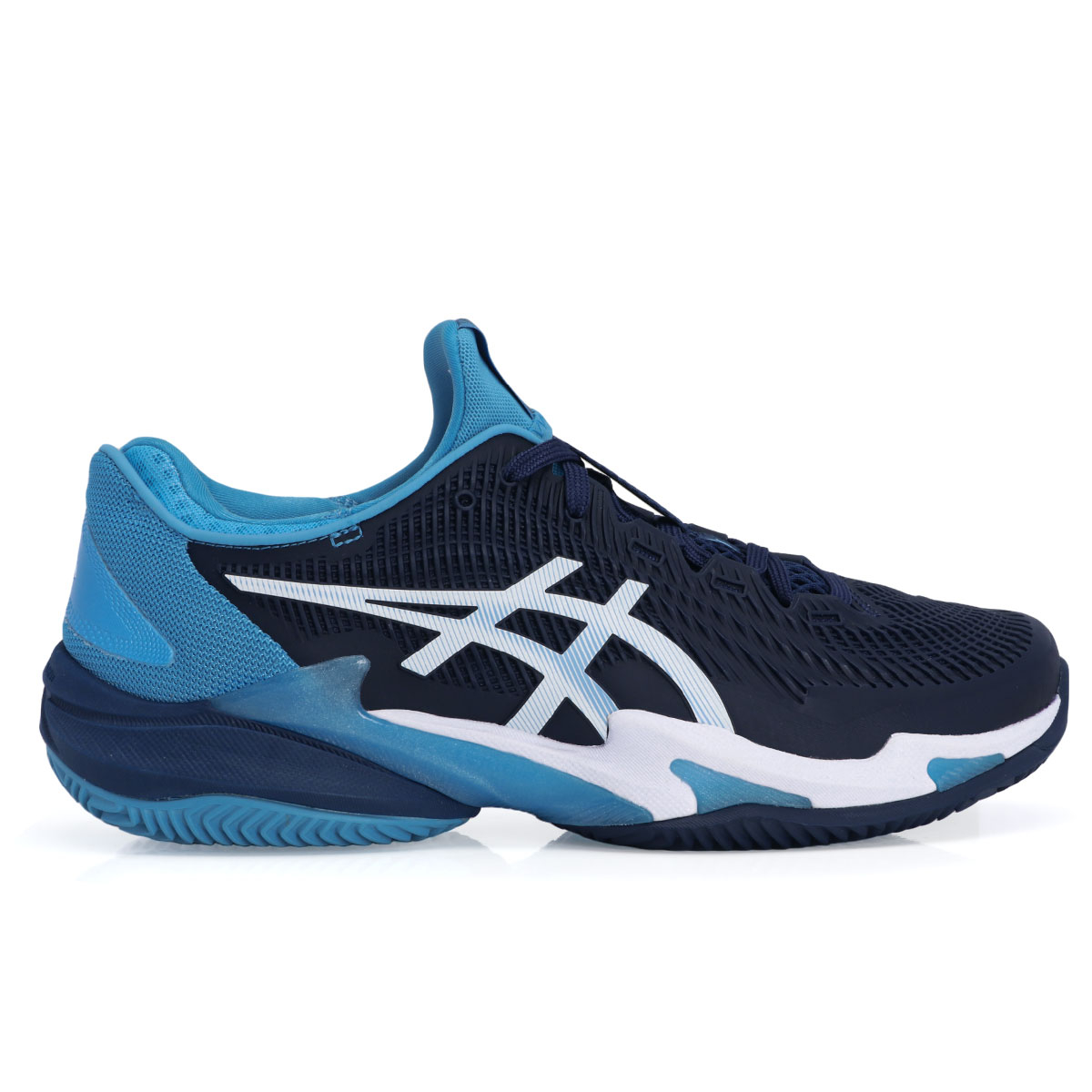 Tênis Asics Court FF 3 Novak - Clay - Saibro - Marinho Azul