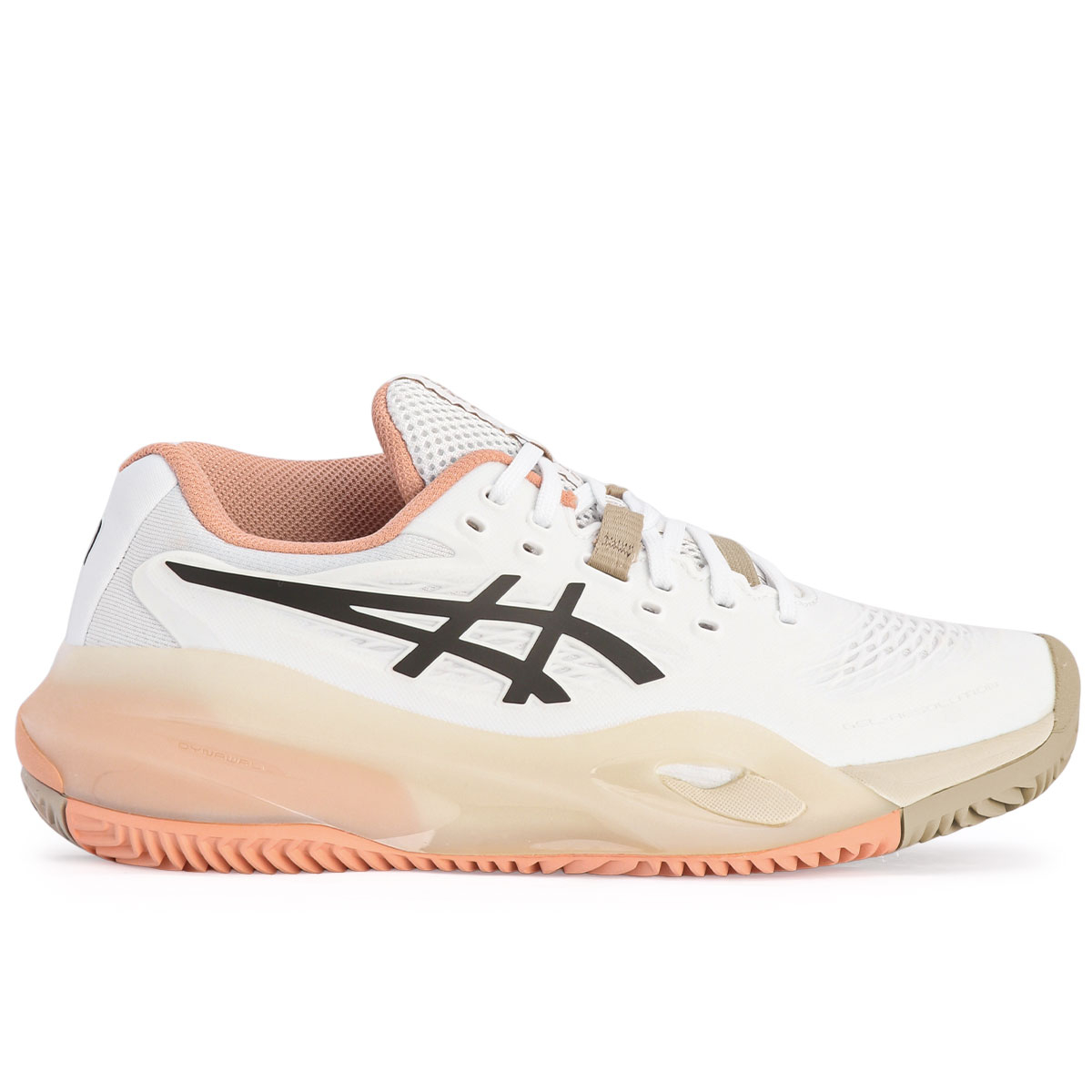 Tênis Asics Gel Resolution X - Clay - Saibro - Branco - ProSpin.com.br