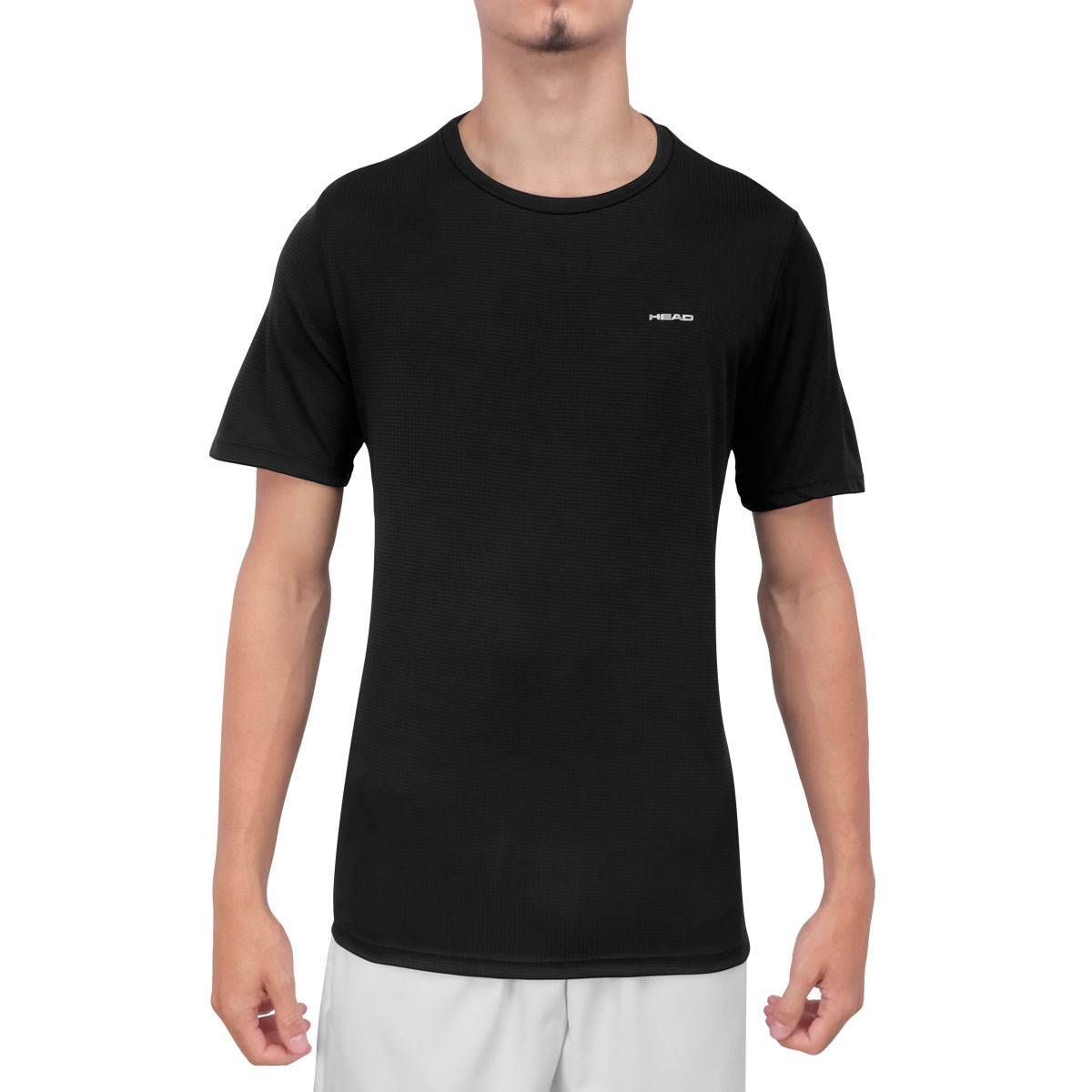 Camiseta Head Ludo Square Lateral Preta - ProSpin.com.br