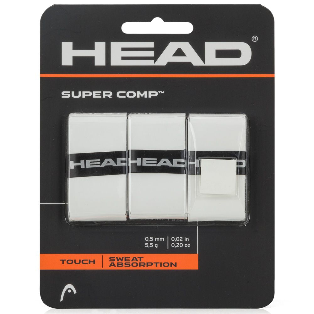 Overgrip Head Super Comp Branco - PróSpin.com.br