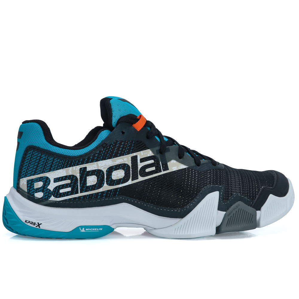 T nis Babolat Jet Premura Preto e Azul ProSpin .br