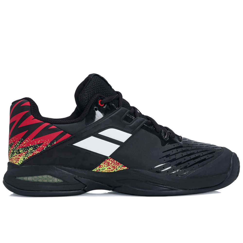 T nis Babolat Propulse Clay Junior Preto Vermelho e Branco