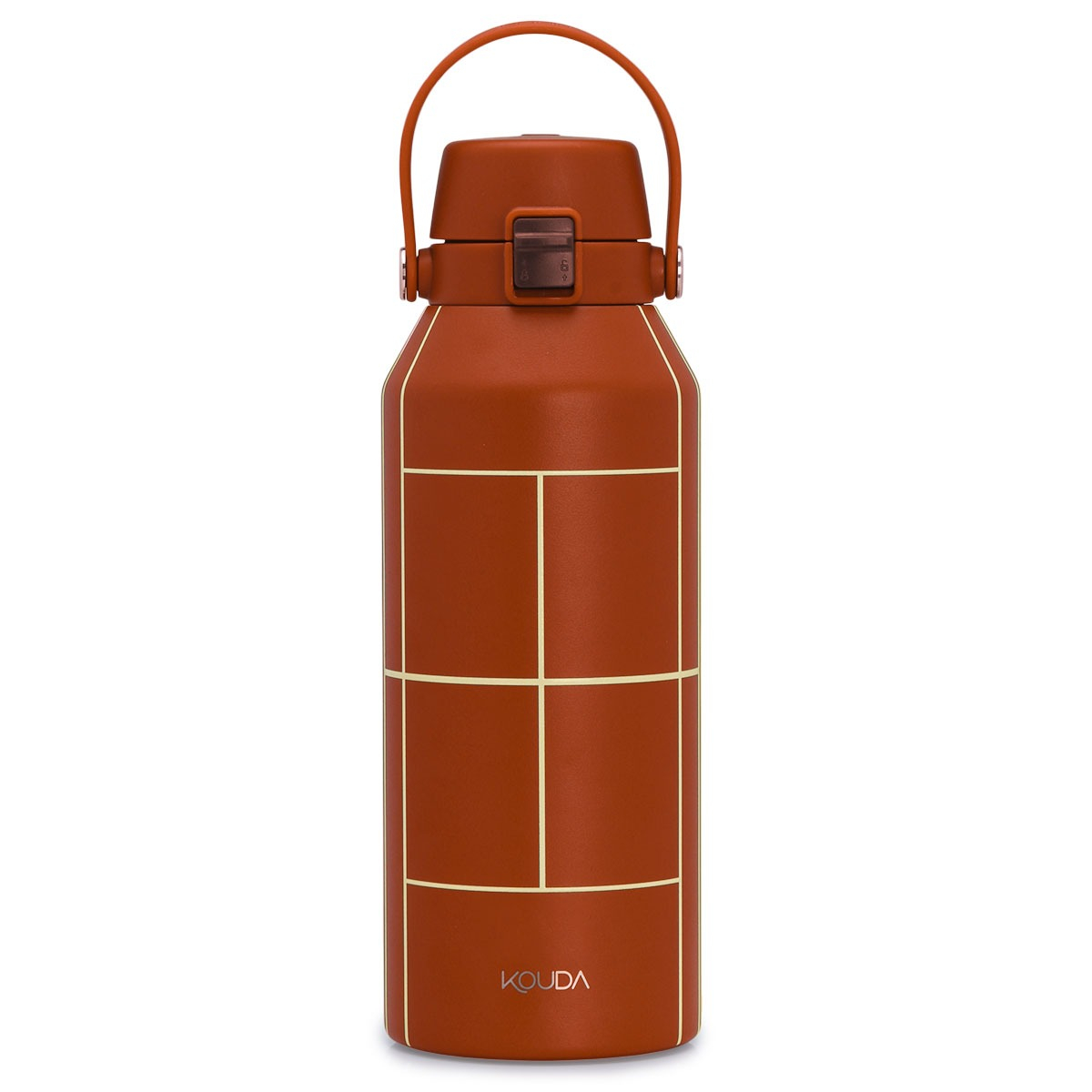 Garrafa Térmica Kouda Vega 1L Terracota - ProSpin.com.br