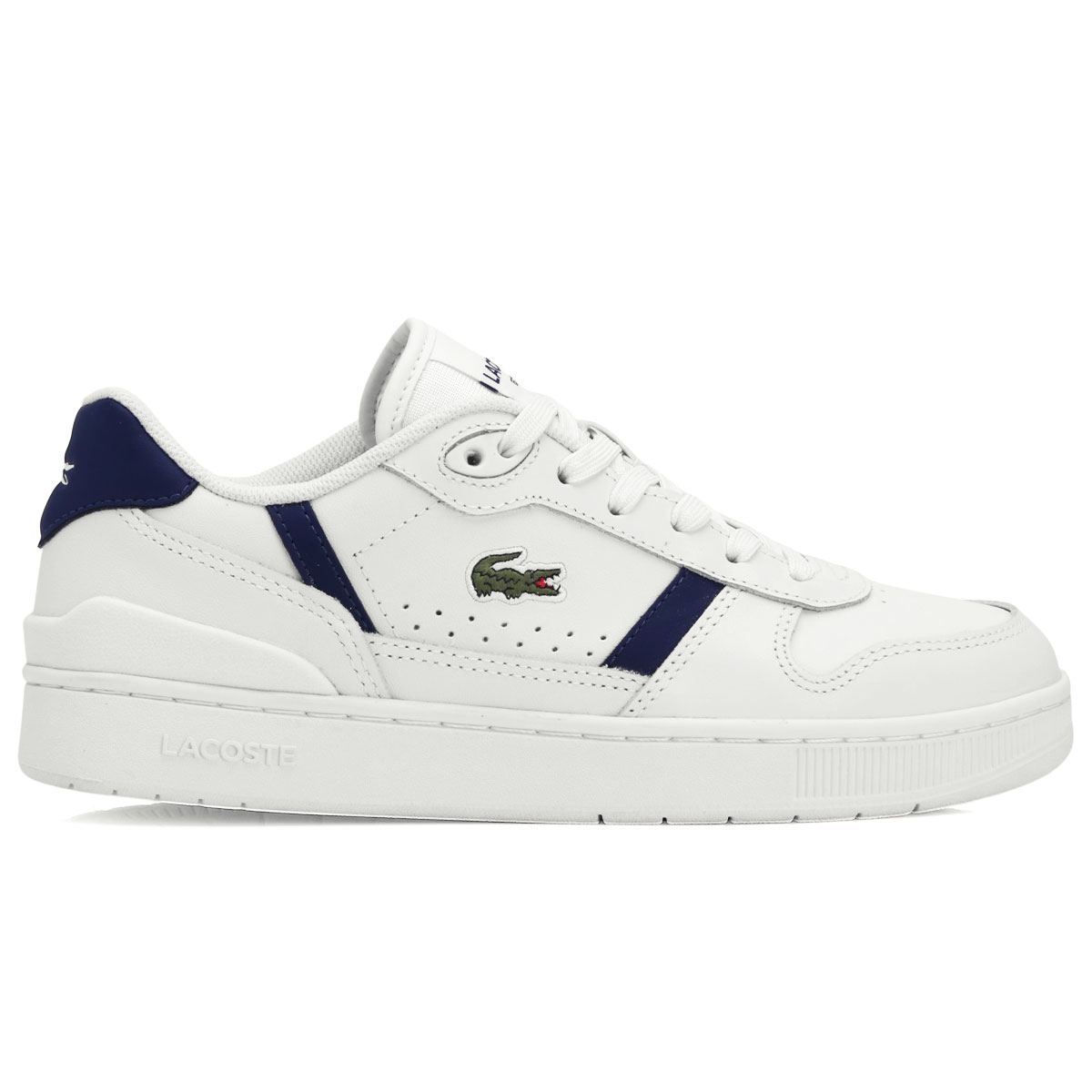 Tênis Lacoste T-Clip Set Branco e Marinho - ProSpin.com.br