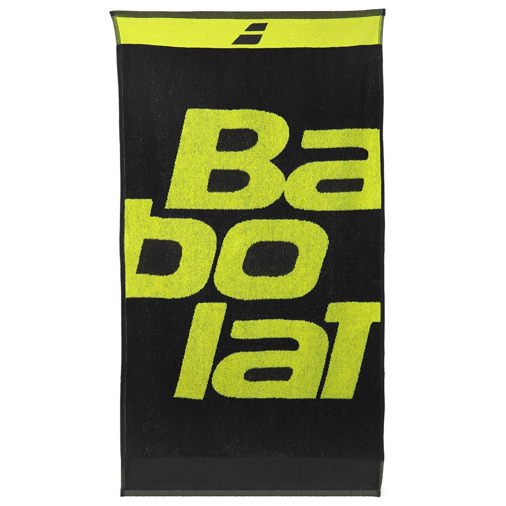 Toalha Babolat M dia Aero Preta e Verde ProSpin .br