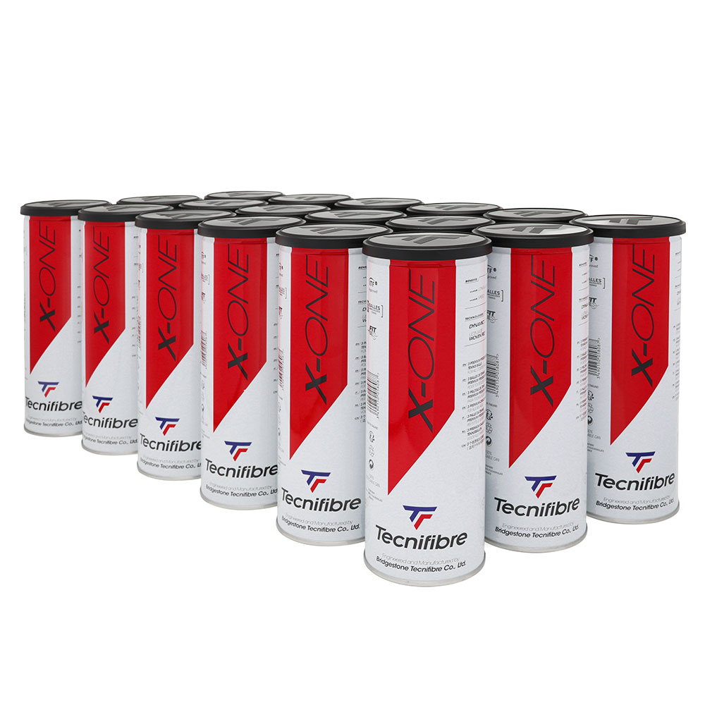 Bola de Tênis Tecnifibre X-One Pack com 18 Latas - ProSpin.com.br