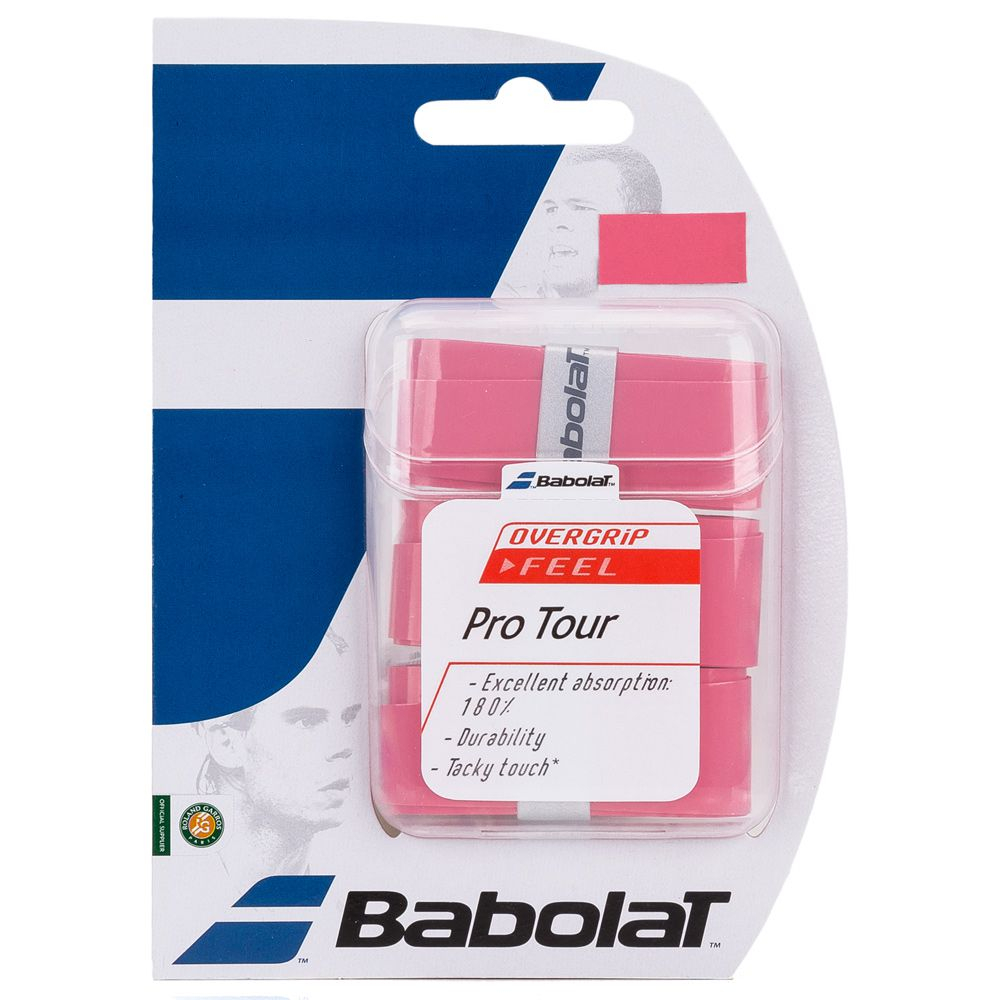 Overgrip Babolat Pro Tour X3 Rosa Pr Spin .br