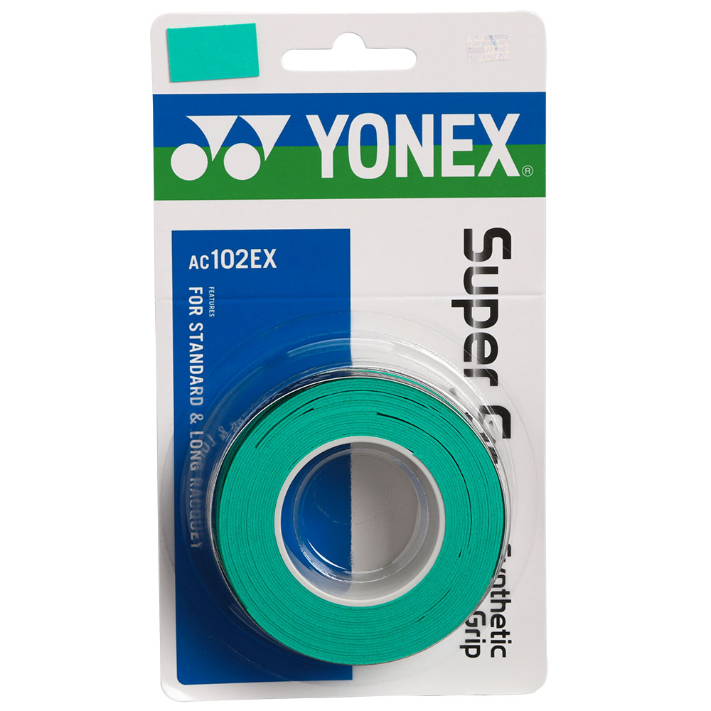 Overgrip Yonex Super Grap com 3 Unidades Verde - ProSpin.com.br