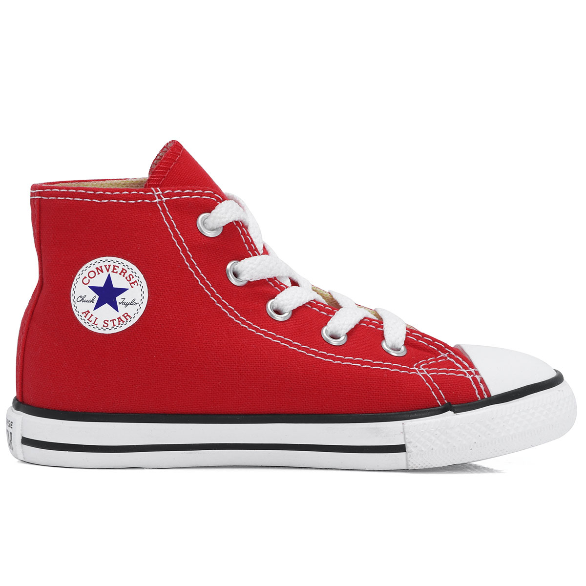 Converse cano hot sale medio vermelho