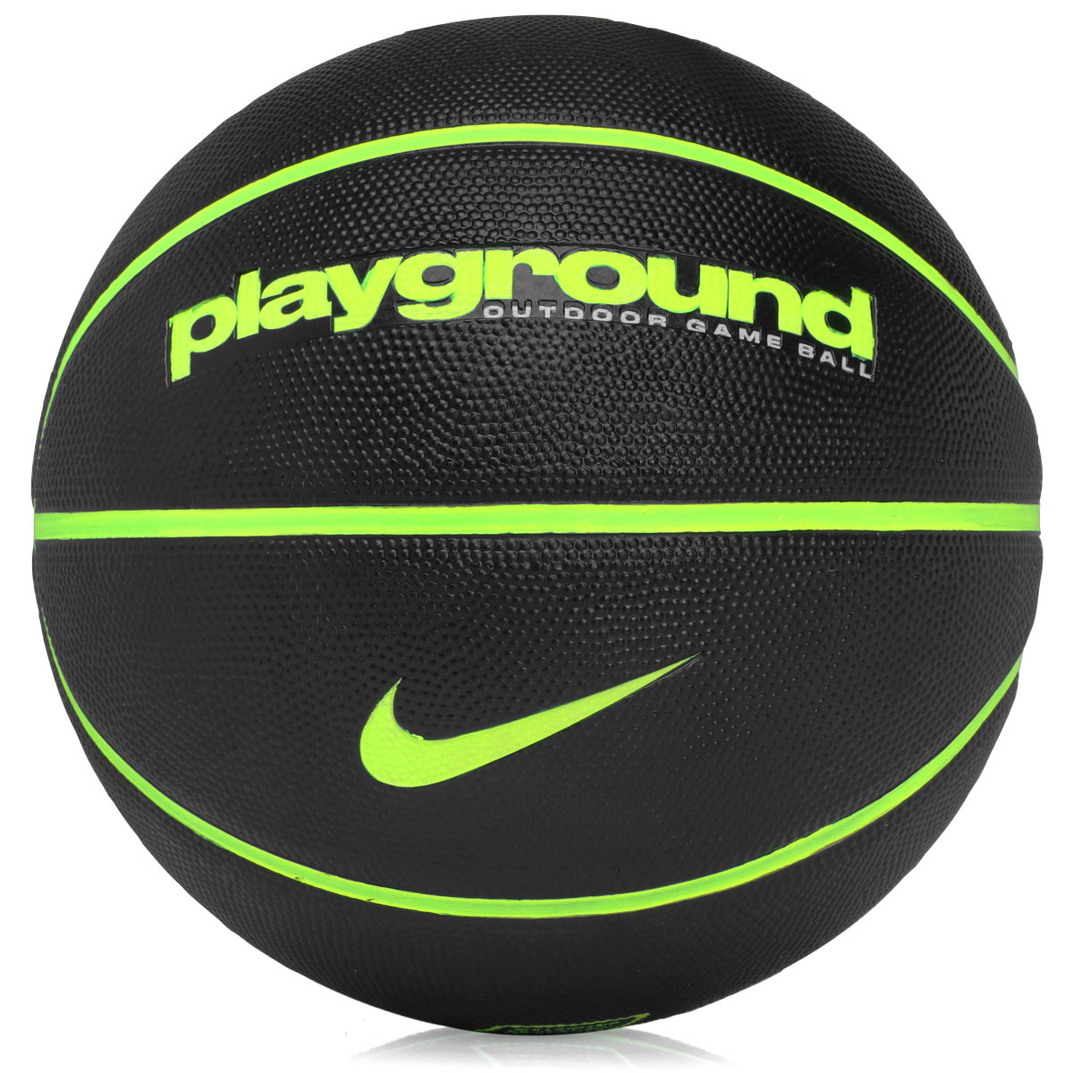 Bola de Basquete Nike Everyday Playground 8P Deflated Natural e Preta 
