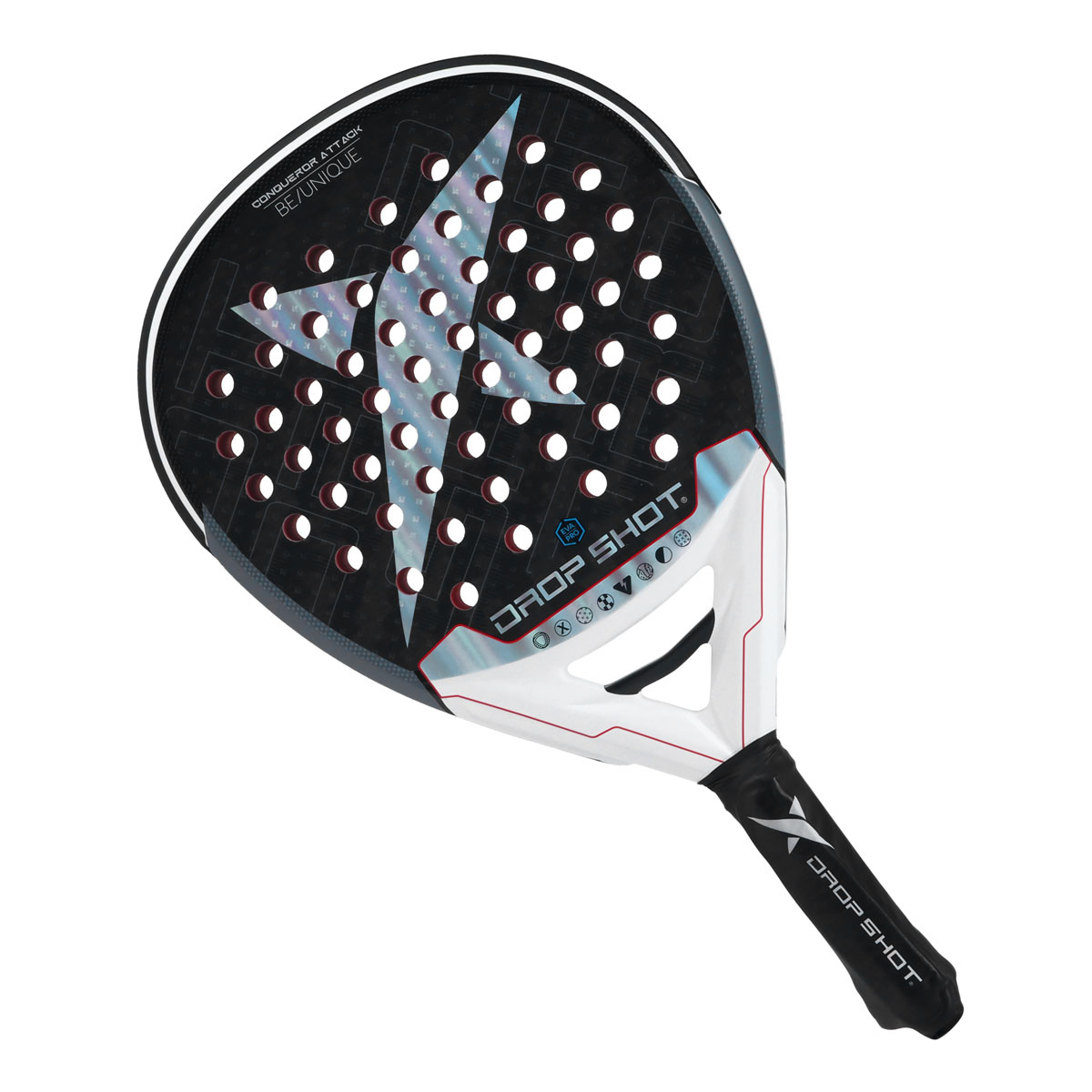 Raquete de Padel Drop Shot Conqueror Attack - PróSpin.com.br