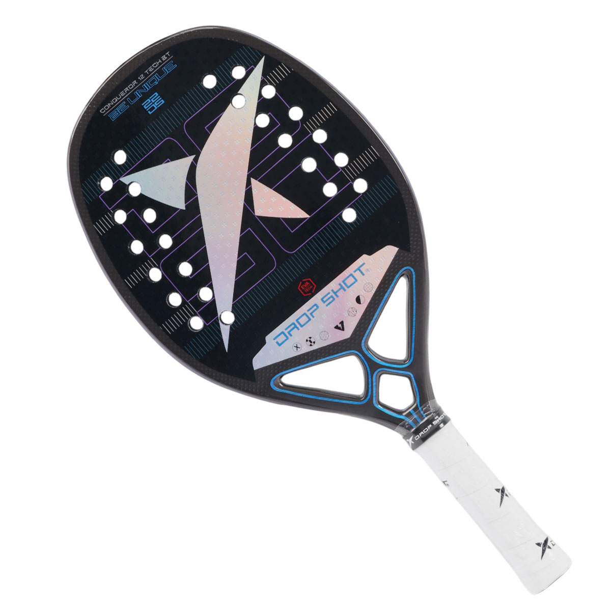 Raquete de Beach Tennis Drop Shot Conqueror 12 Tech - ProSpin.com.br