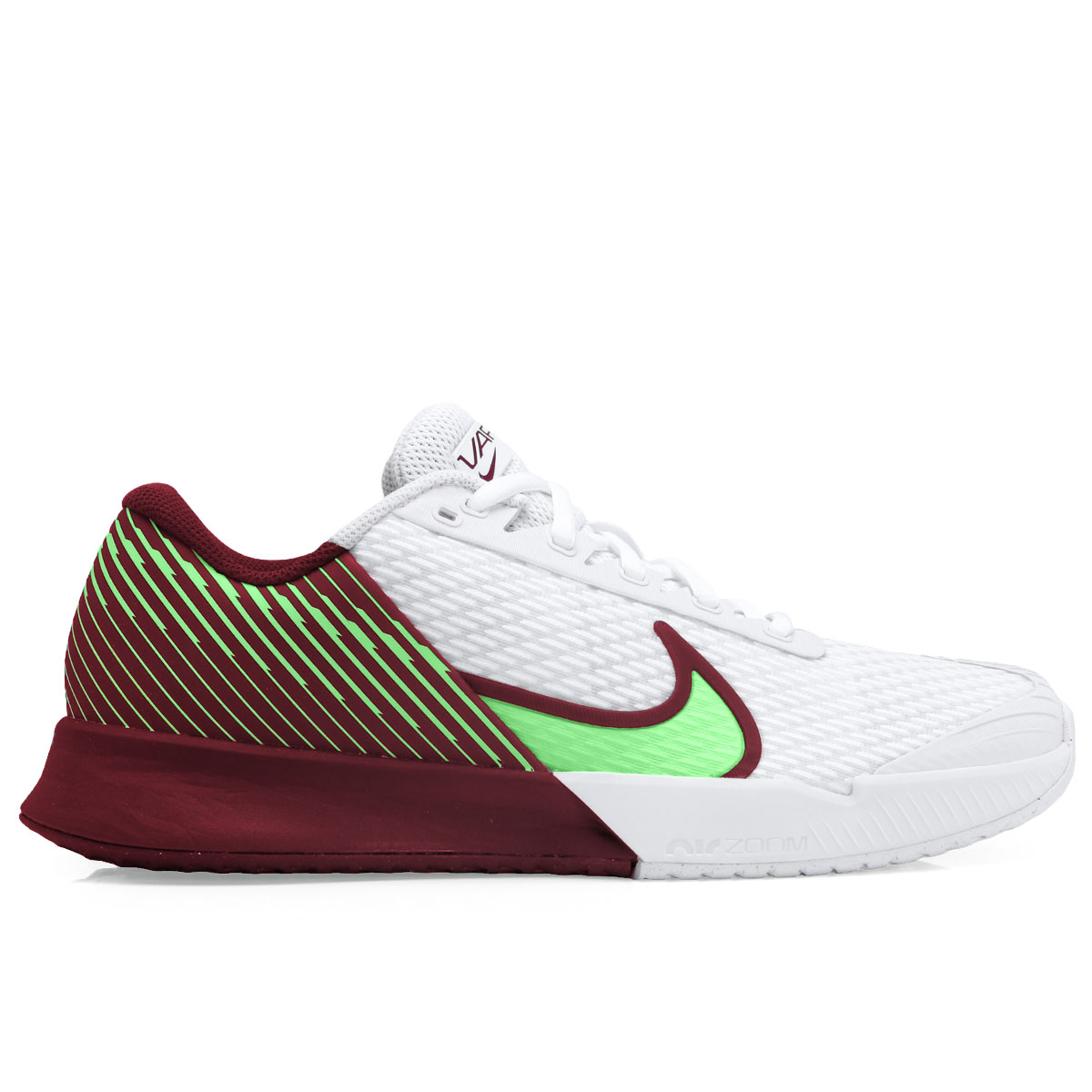 Tênis Nike Air Zoom Vapor Pro 2 HC Branco Vermelho e Limão 