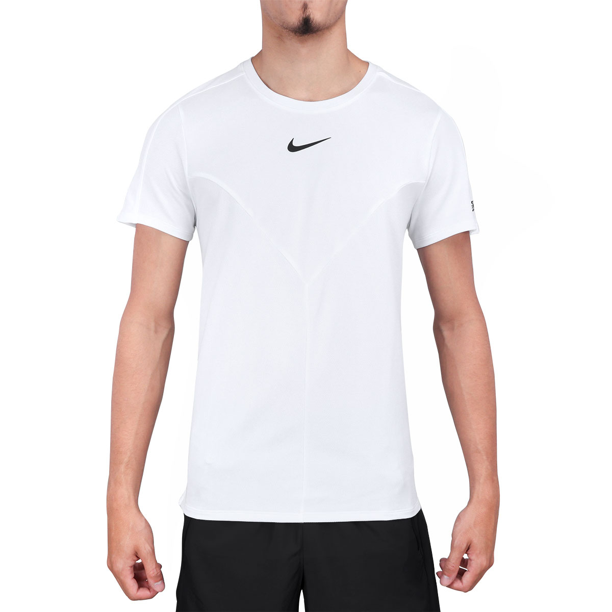 Camiseta Nike Court DF Slam Top LN Branca 