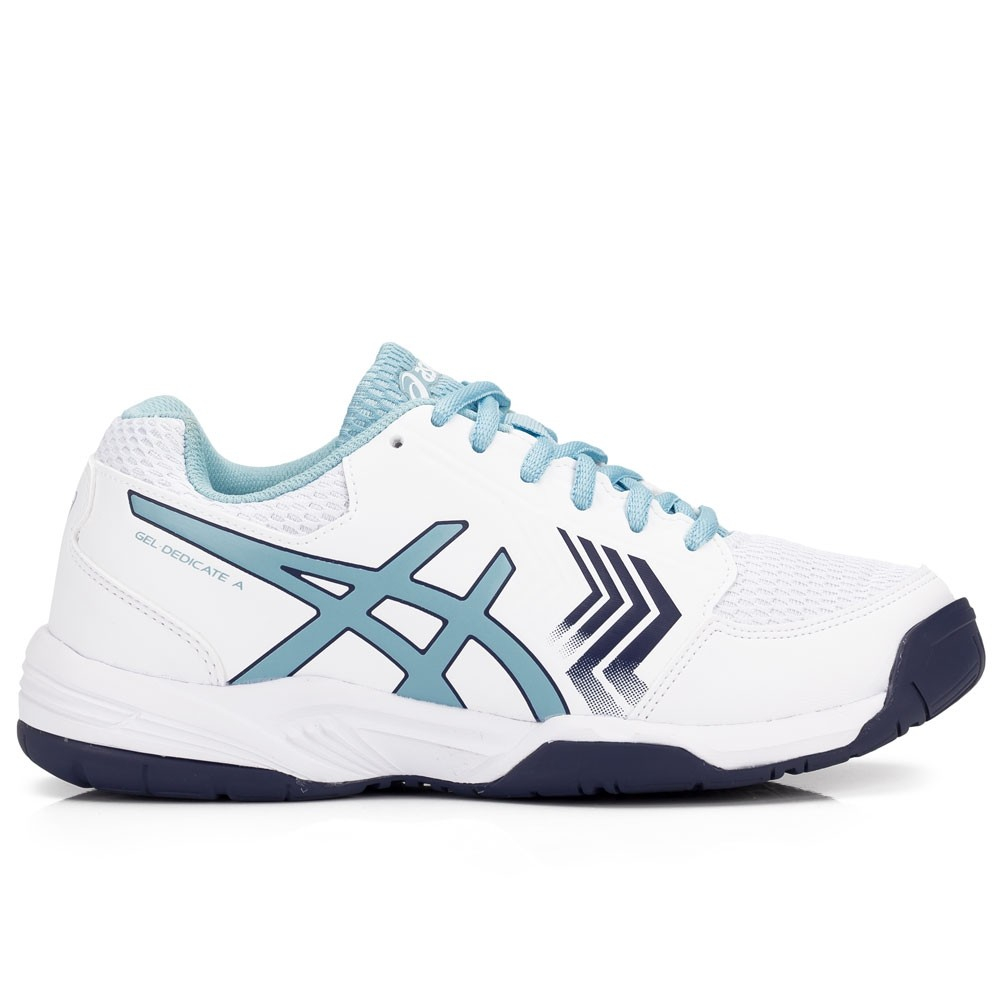 asics azul e branco